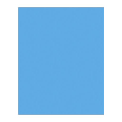 Dekorkarton, A4, 300 g, 50 lap, FOLIA, óceánkék