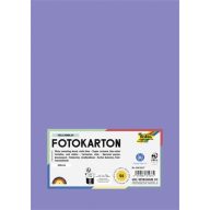 Dekorkarton, A4, 300 g, 50 lap, FOLIA, ibolyakék