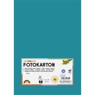 Dekorkarton, A4, 300 g, 50 lap, FOLIA, türkiz