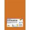 Dekorkarton, A4, 300 g, 50 lap, FOLIA, világosnarancs