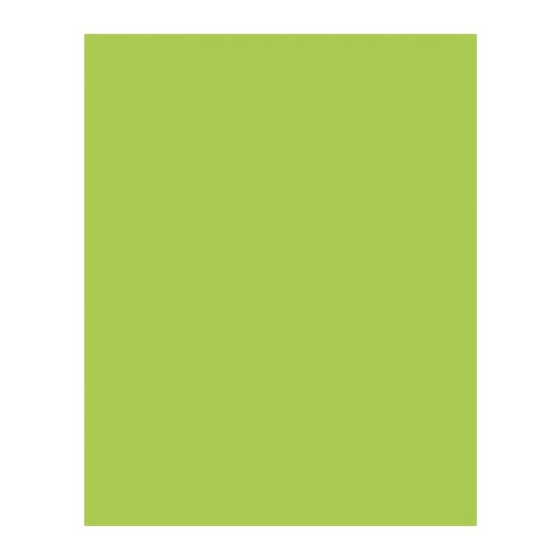 Dekorkarton, A4, 300 g, 50 lap, FOLIA, tavaszzöld