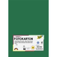 Dekorkarton, A4, 300 g, 50 lap, FOLIA, fenyőzöld