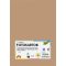 Dekorkarton, A4, 300 g, 50 lap, FOLIA, világosbarna
