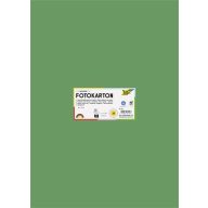   Dekorkarton, 2 oldalas, 50x70 cm, 300 g, 10 lap, FOLIA, mohazöld