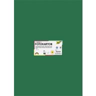   Dekorkarton, 2 oldalas, 50x70 cm, 300 g, 10 lap, FOLIA, fenyőzöld