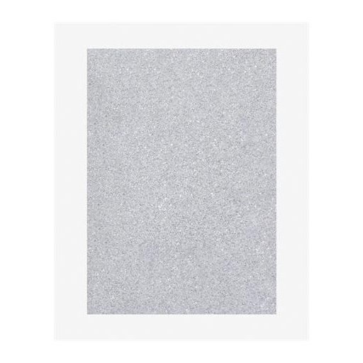 Dekorkarton tömb, csillámos, 1 oldalas, 50x70 cm, 300g, 5 lap, FOLIA, ezüst