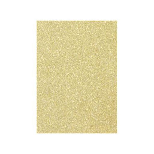 Dekorkarton tömb, csillámos, 1 oldalas, 50x70 cm, 300g, 5 lap, FOLIA, arany