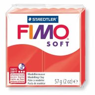   Gyurma, 57 g, égethető, FIMO "Soft", indián piros
