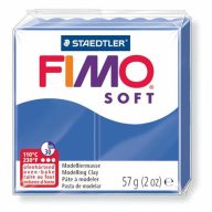   Gyurma, 57 g, égethető, FIMO "Soft", fényes kék