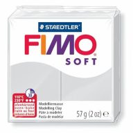   Gyurma, 57 g, égethető, FIMO "Soft", delfinszürke