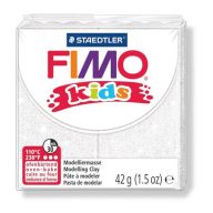 Gyurma, 42 g, égethető, FIMO "Kids", fehér