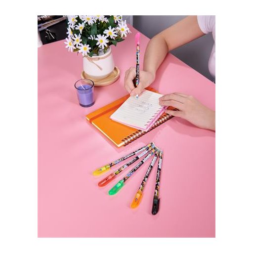 Golyóstoll, 0,25 mm, kupakos, FLEXOFFICE "FO-058 Tropical", kék