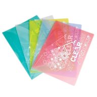   Irattartó tasak, A4, PP, patentos, 180 mikron, FLEXOFFICE "FO-CBF05", vegyes színek