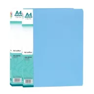   Villámzáras mappa, PP, A4, FLEXOFFICE "FO-CF02", kék