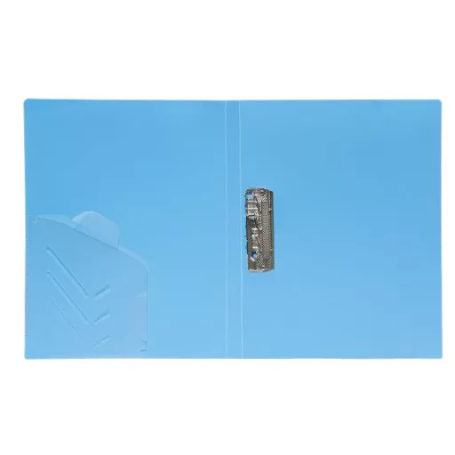 Villámzáras mappa, PP, A4, FLEXOFFICE "FO-CF02", kék