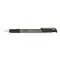Golyóstoll, 0,4 mm, nyomógombos, FLEXOFFICE "EasyGrip", fekete