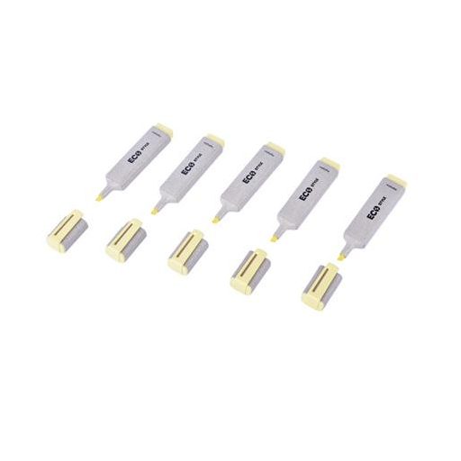 Szövegkiemelő, 1-4 mm, FLEXOFFICE "HL05 Eco Style", sárga