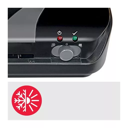 Laminálógép, A4, 75-125 mikron, GBC "Inspire+", fekete
