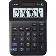   Számológép, asztali, 12 számjegy, CASIO "MS-20 F", fekete