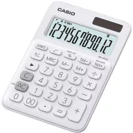   Számológép, asztali, 12 számjegy, CASIO "MS 20UC", fehér