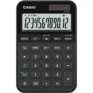   Számológép, asztali, 12 számjegy, CASIO, "MS 20 YC", fekete