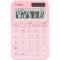 Számológép, asztali, 12 számjegy, CASIO, "MS 20 YC", világos rózsaszín