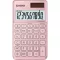 Zsebszámológép, 10 számjegy, CASIO "SL 1000", világos rózsaszín