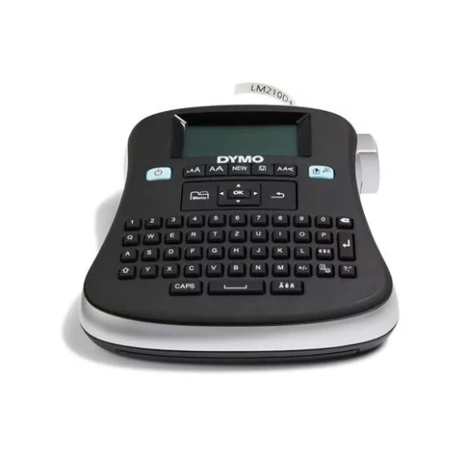 Elektromos feliratozógép, DYMO "LM 210D" készlet táskában