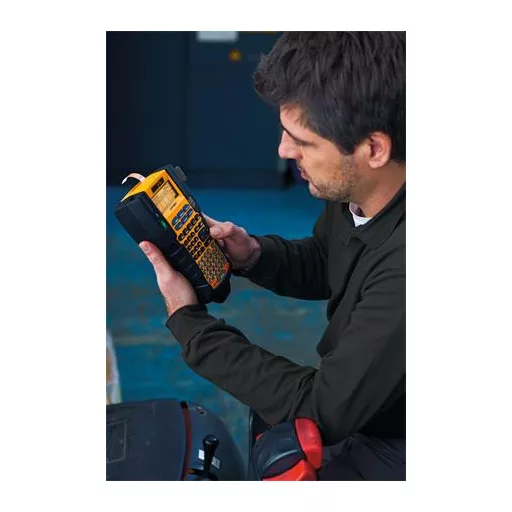 Elektromos feliratozógép, DYMO "Rhino 5200" készlet táskában