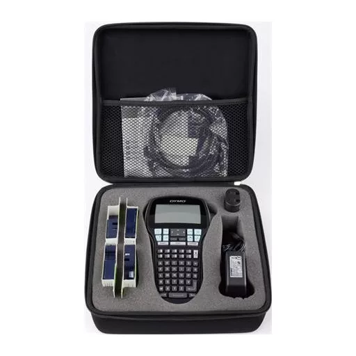 Elektromos feliratozógép, DYMO "LM 420P" készlet táskában