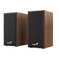   Hangszóró, 2.0, 6W, USB táp, fa burkolat, GENIUS "SP-HF180", barna