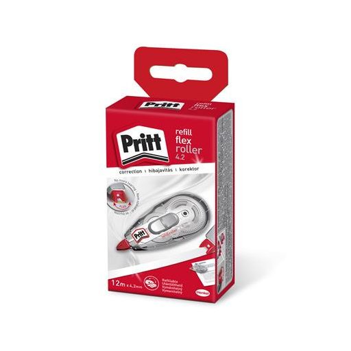 Hibajavító roller, 4,2 mm x 12 m, utántölthető, HENKEL "Pritt"