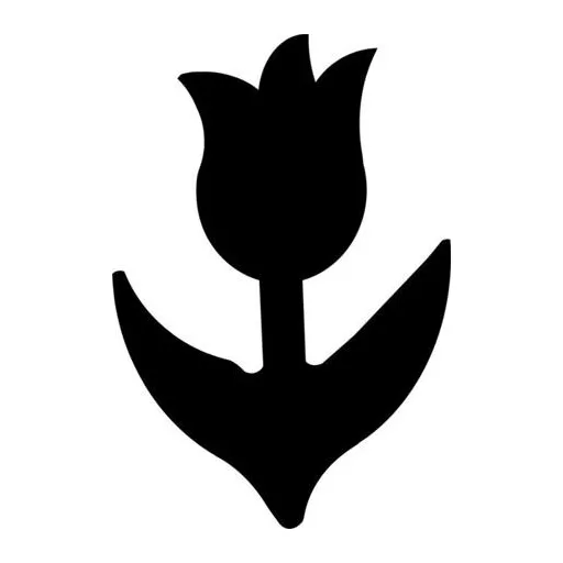 Mintalyukasztó, 25 mm, tulipán