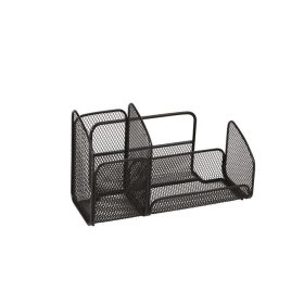 Asztali rendező, fémhálós, ALBA, fekete