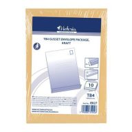   Redős-talpas tasak csomag, TB4, szilikonos, 40 mm talp, VICTORIA PAPER, barna kraft