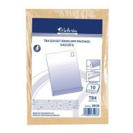   Redős-talpas tasak csomag, TB4, szilikonos, 50 mm talp, VICTORIA PAPER, barna gascofil