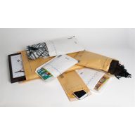   Légpárnás tasak, 240x350 mm külméret, 220x340 mm belméret, VICTORIA PAPER, "W6", barna