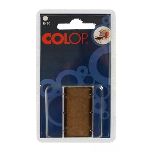 Bélyegző cserepárna, 2 db/bliszter, COLOP "E/30", natúr