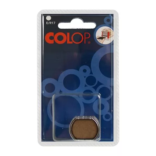 Bélyegző cserepárna, 2 db/bliszter, COLOP "E/R17", natúr