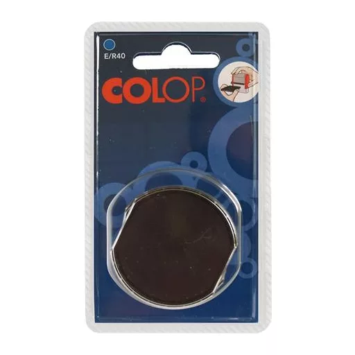 Bélyegző cserepárna, 2 db/bliszter, COLOP "E/R 40", kék