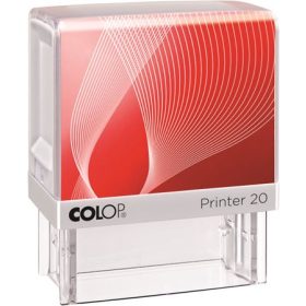   Bélyegző, COLOP "Printer IQ 20" fehér ház - fekete párnával