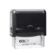   Bélyegző, COLOP "Printer C 40", kék cserepárnával