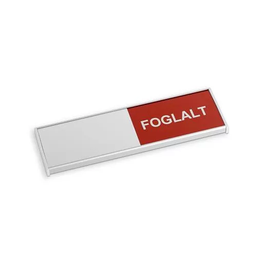 Információs tábla, 200x62 mm, ANTRA "Szabad-Foglalt"