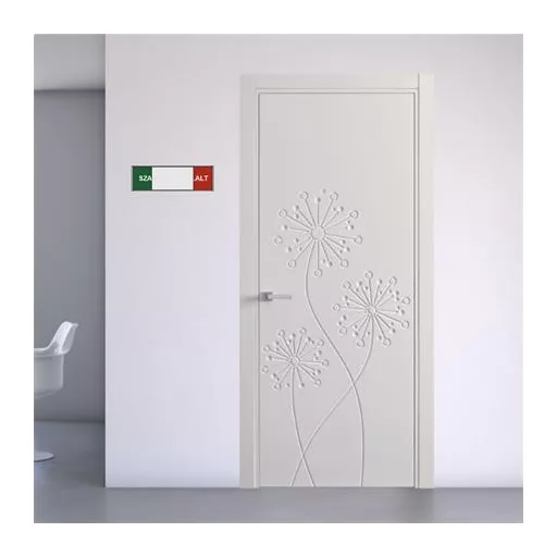 Információs tábla, 200x62 mm, ANTRA "Szabad-Foglalt"