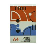   Dokumentumtartó, fali, A4, plexi, álló, ANTRA, átlátszó