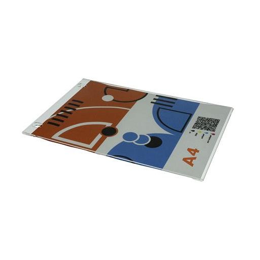 Dokumentumtartó, fali, A4, plexi, álló, ANTRA, átlátszó