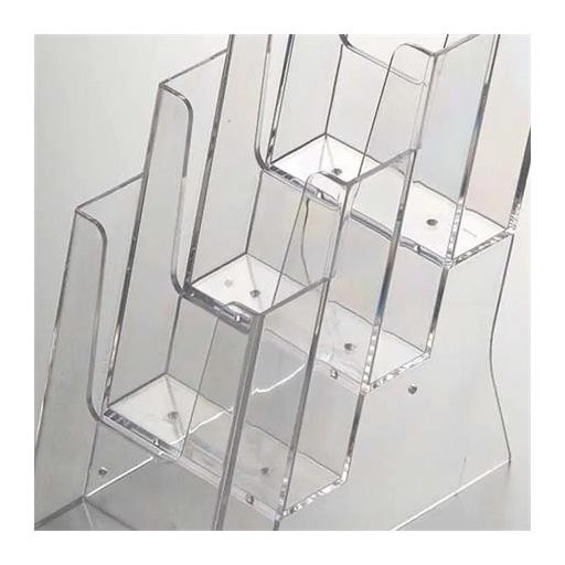 Prospektustartó, asztali/fali, 3 rekeszes, A5