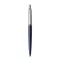 Golyóstoll, 0,7 mm, ezüst színű klip, royal kék tolltest, PARKER, "Royal Jotter", kék