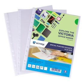   Genotherm, lefűzhető, A4+, 55 mikron, víztiszta, VICTORIA OFFICE