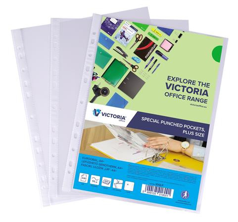 Genotherm, lefűzhető, A4+, 55 mikron, víztiszta, VICTORIA OFFICE